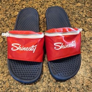 Shinesty Slip It In Fannie Pack Slides, Size 46
